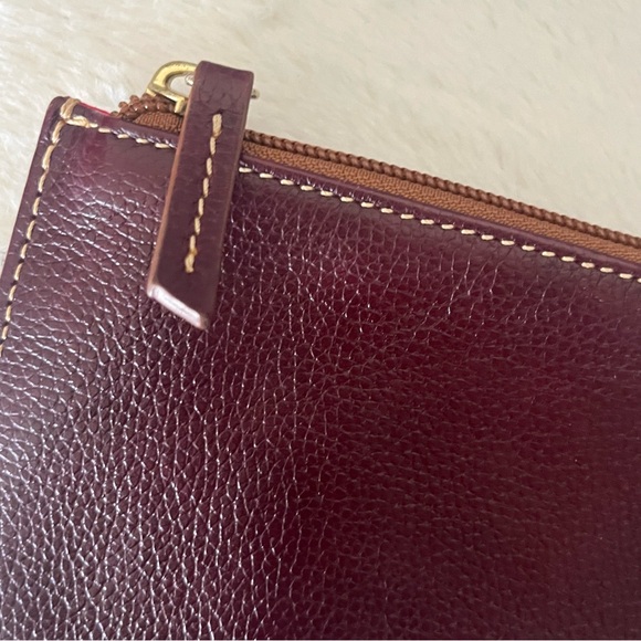 Dooney & Bourke Leather Zip Pouch - Picture 4 of 11